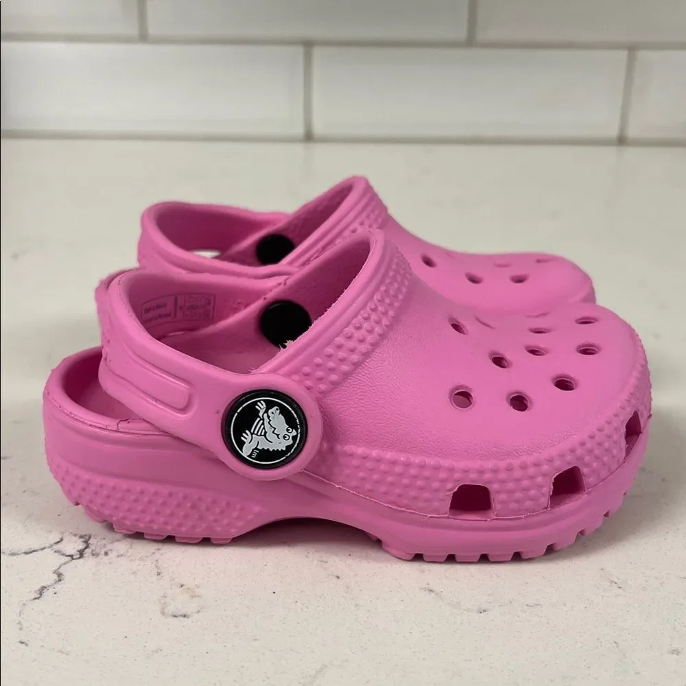 Toddler CROCS LITTLES™ CLOGS Size 5 Pink